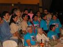 Many of the Suarez clan at the formal dinner on Saturday evening with lots of them wearing their official family reunion t-shirt.